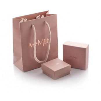 Pulseira   Estilo Rosário  Amen Jewelry  Prata Dourada BRCRM