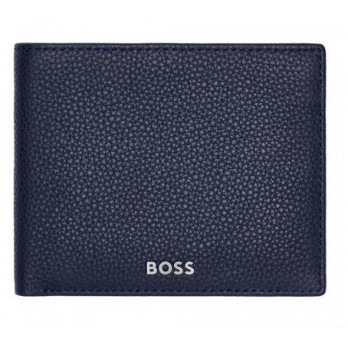 Carteira Classic Grained Navy HUGOS