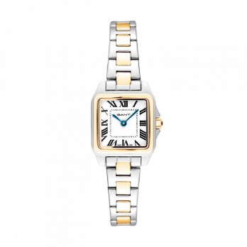 Relogio Gant  Seneca Branco Aço Bicolor G193002