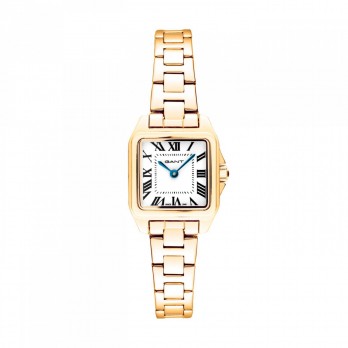 Relogio Gant Branco Aço Dourado G193003