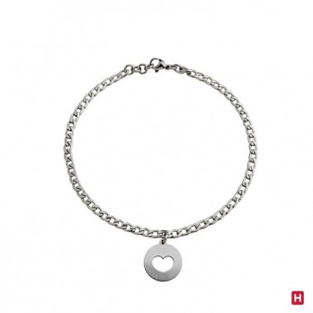 Pulseira Tornozelo Coração  Hassu