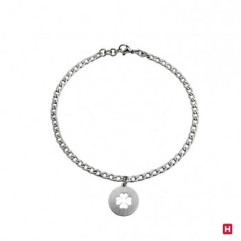 Pulseira Tornozelo Trevo Hassu