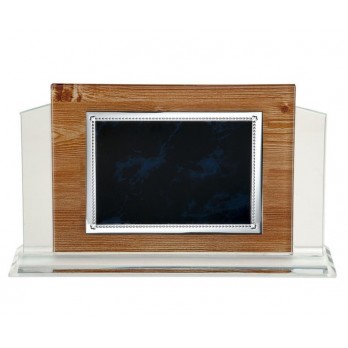 PLACA CRISTAL  E ALUMINIO PERSONALIZAVEL