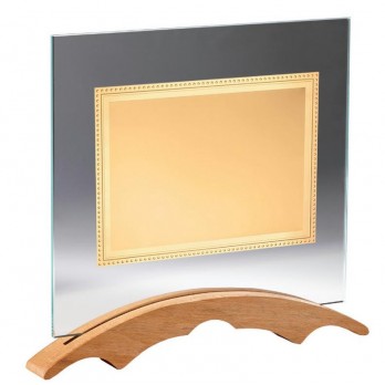 PLACA CRISTAL E ALUMINIO PERSONALIZAVEL