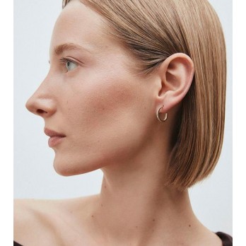 Brincos Mini Argola Aberta com Zircônia 2,25 mm VIDAL&VIDAL