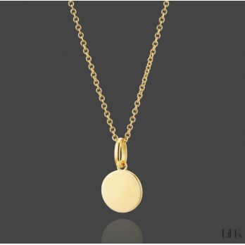 COLAR LINK PRATA DOURADA PERSONALIZAVEL