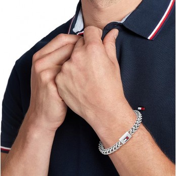 Pulseira Tommy Hilfiger Jewelry Homem Aço Malha 2790647