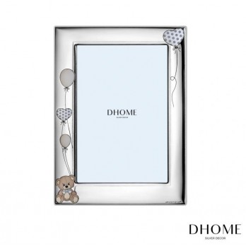 Moldura Ursinho Dhome  PVD PRATEADO