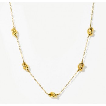 COLAR PRATA DOURADA  Averie MESH 1252001D