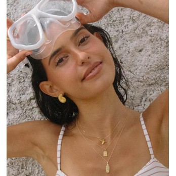 COLAR PRATA DOURADA SALTY MESH 1254008DC1