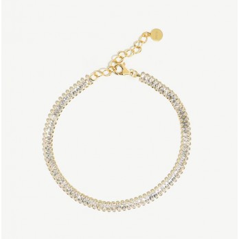 Pulseira Prata Dourada Vienna MESH 5244006