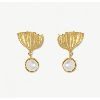 Brincos Prata Dourada Bryde's MESH 7254002DC1