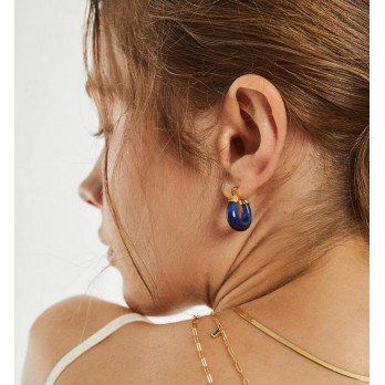 Brincos Prata Dourada Isla MESH 8232001DC2