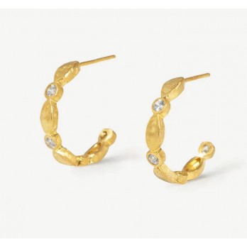 Brincos  Prata Dourada Safyial MESH 8245005C1