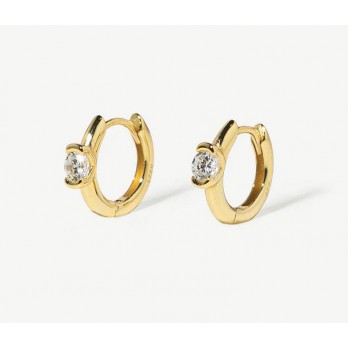 Argolas Prata Dourada Ziggy  MESH 8255007DC1