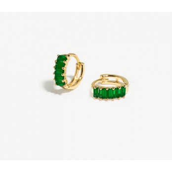 Argolas  Prata Dourada Ayla MESH ARG0020NC3