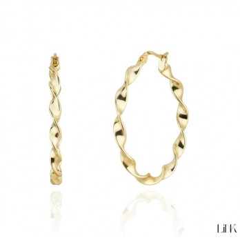 ARGOLAS PRATA DOURADA LINK