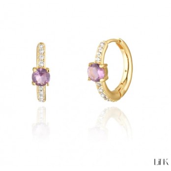 Brincos Link Prata Dourada