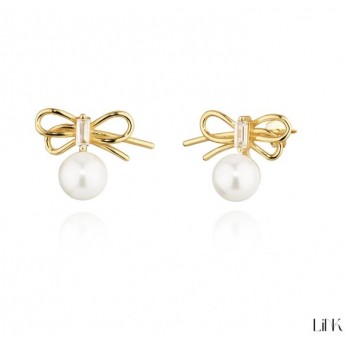 Brincos Link Prata Dourada