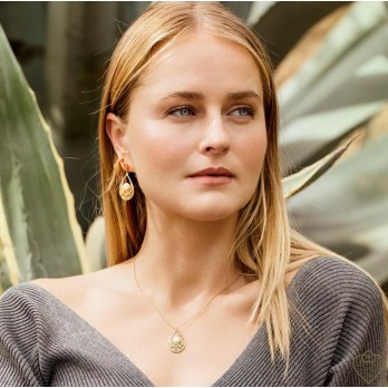 Colar Filigrana Saudade  PRATA DOURADA