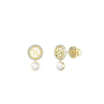 BRINCOS GUESS GU TINY PEARLY - JUBE05517JWYGT-U