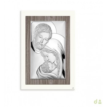 Quadro Dhome Sagrada Família Pvd Prateado