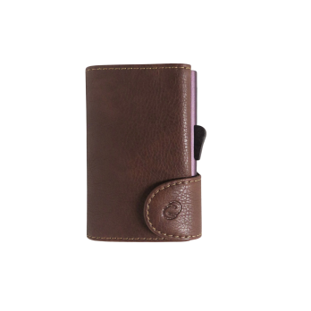 Carteira C-Secure Special Vintage castanho/ponto branco