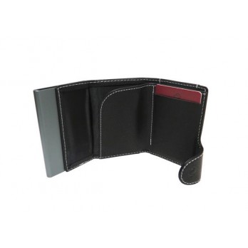 Carteira C-Secure Vintage Special Vintage preto/ponto branco