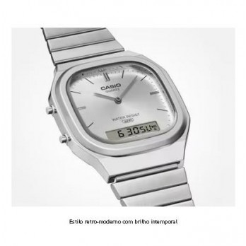 RELOGIO CASIO VINTAGE Edgy Collection  AQ-240E-7A