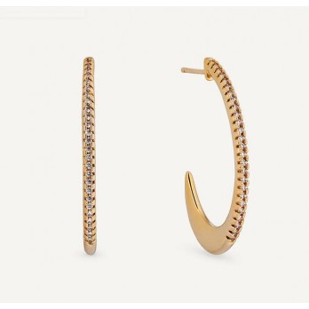 Brincos  Nux com zircônia VIDAL & VIDAL  G4015