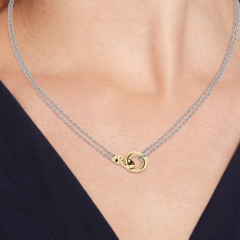 Colar Tommy Hilfiger Jewelry  Bicolor Nó 2780989