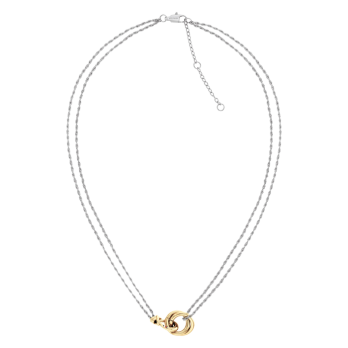 Colar Tommy Hilfiger Jewelry  Bicolor Nó 2780989