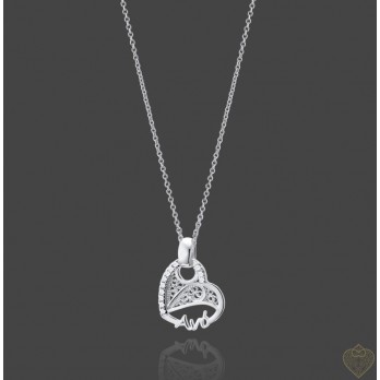 Colar Prata Saudade Avó