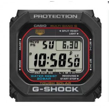 Relógio G-Shock  Style GW-M5610U-1ER Solar Waveceptor