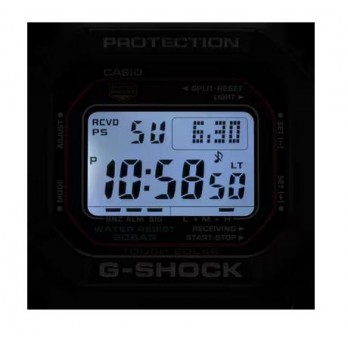 Relógio G-Shock  Style GW-M5610U-1ER Solar Waveceptor