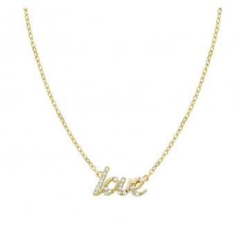 Colar Amor  Prata Amen Jewelry CLLOVGBZ3