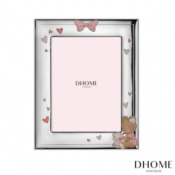 Moldura Dhome Criança  PVD PRATEADO