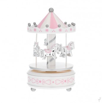 Carrossel Musical Dhome Cavalinhos  BILAMINADO