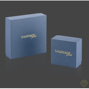 Brincos Filigrana Saudade  PRATA DOURADA