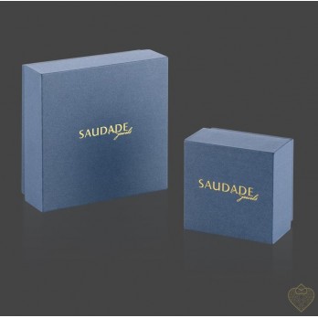 Coração Filigrana Saudade  PRATA