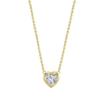 COLAR  CORAÇÃO LOTUS SILVER LP2000-1/2