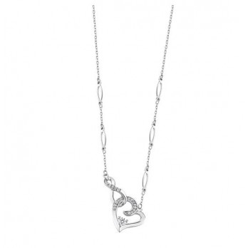 COLAR CORAÇÃO e INFINITO  PRATA LOTUS LP3518-1/1