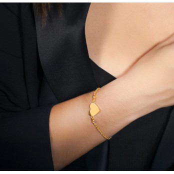 PULSEIRA LOTUS STYLE CORAÇÃO LS2558-2/2