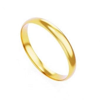 Aliança Romantis Ouro 3mm