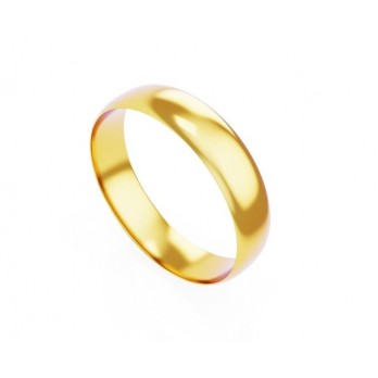 Aliança Romantis Ouro 5mm