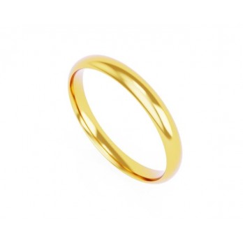 Aliança Romantis Ouro 3mm