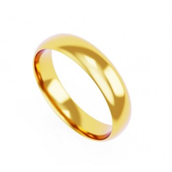 Aliança Romantis Ouro 5mm