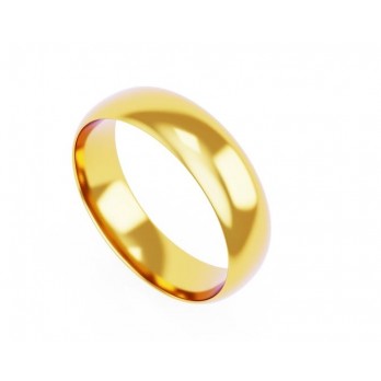 Aliança Romantis Ouro 6mm