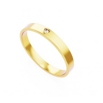 Aliança Romantis Ouro 3mm