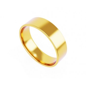 Aliança Romantis Ouro 6mm